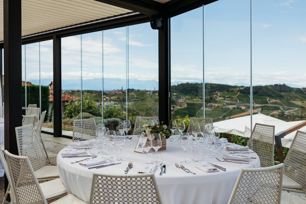 Pergole bioclimatiche Ristorante di Charme sulle colline Langhe